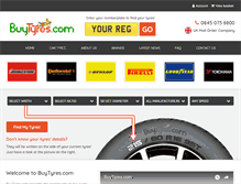 Tablet Screenshot of buytyres.com